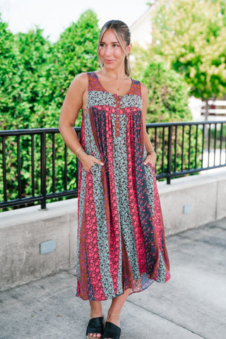 Boho Ember Wide-Leg Jumpsuit
