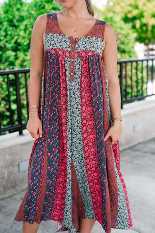 Boho Ember Wide-Leg Jumpsuit