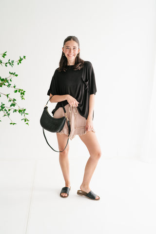 Simple Matter Pocket Front Tee - Black