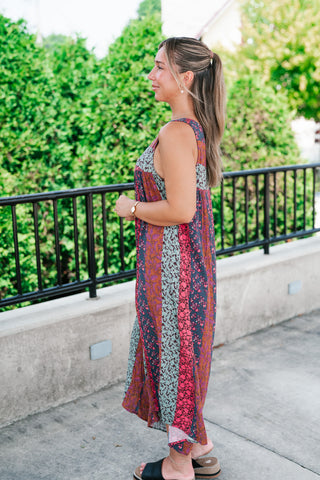 Boho Ember Wide-Leg Jumpsuit