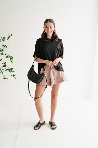 Simple Matter Pocket Front Tee - Black
