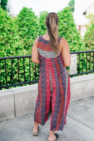 Boho Ember Wide-Leg Jumpsuit