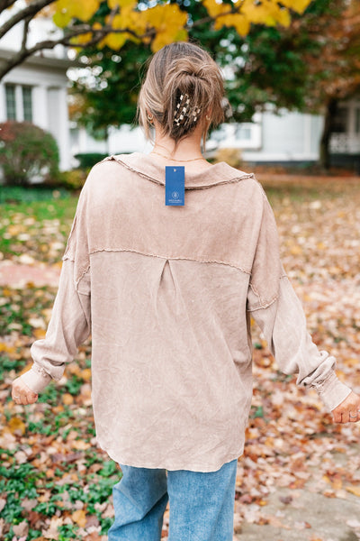 Comfy Girl Waffle Knit Top