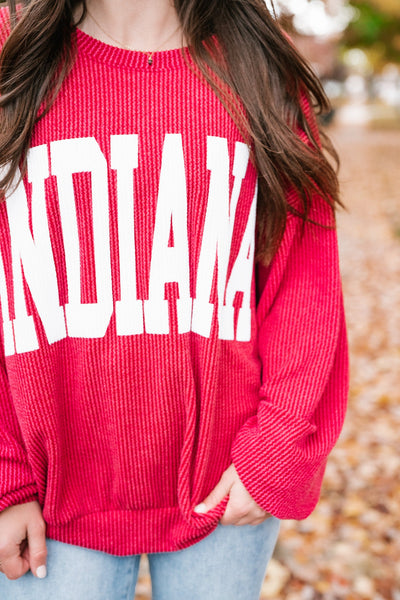 Indiana Ribbed Crewneck