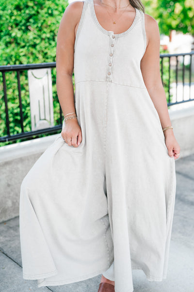 Desert Dusk Wide-Leg Jumpsuit