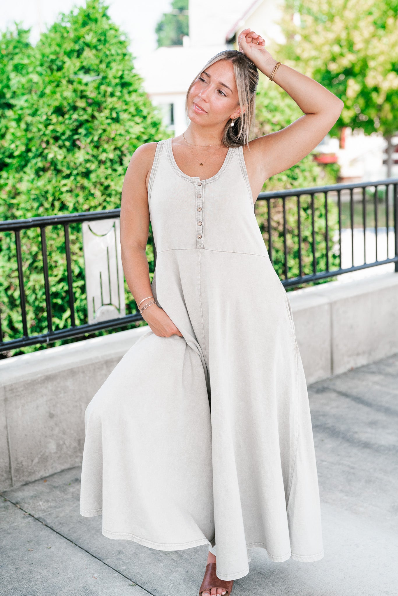 Desert Dusk Wide-Leg Jumpsuit