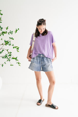 Pure Ease Relaxed Top - Lavender