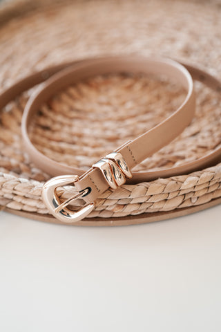 Skinny Fashionable Leather Belt