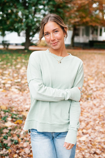 Miley Mineral Wash Pullover