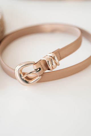 Skinny Fashionable Leather Belt