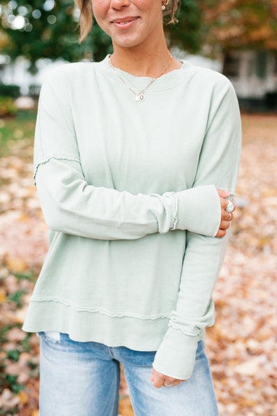 Miley Mineral Wash Pullover
