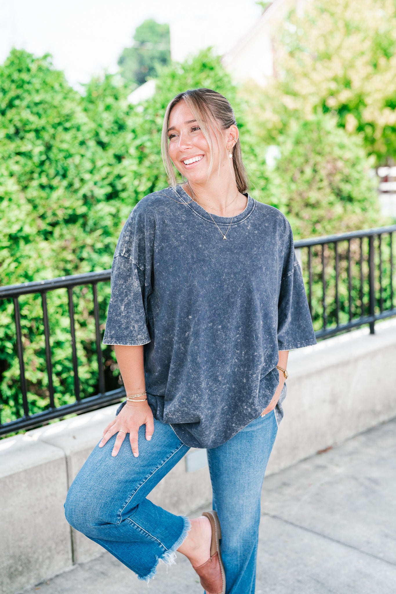 Blackberry Oversized Tee