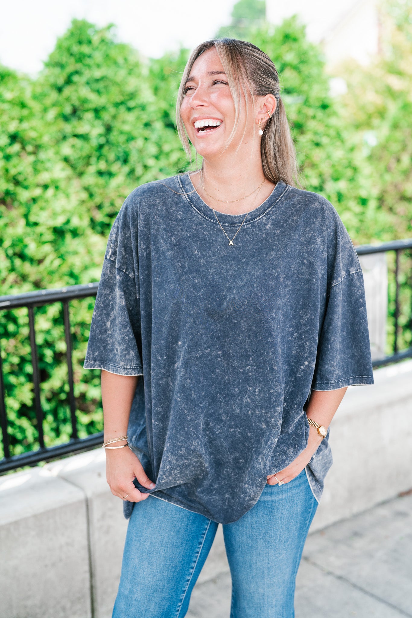 Blackberry Oversized Tee