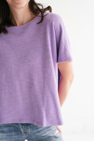 Pure Ease Relaxed Top - Lavender