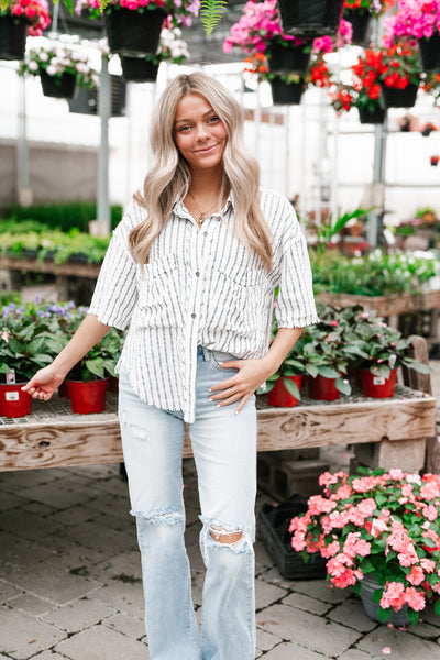 Sunset Cruise Striped Top