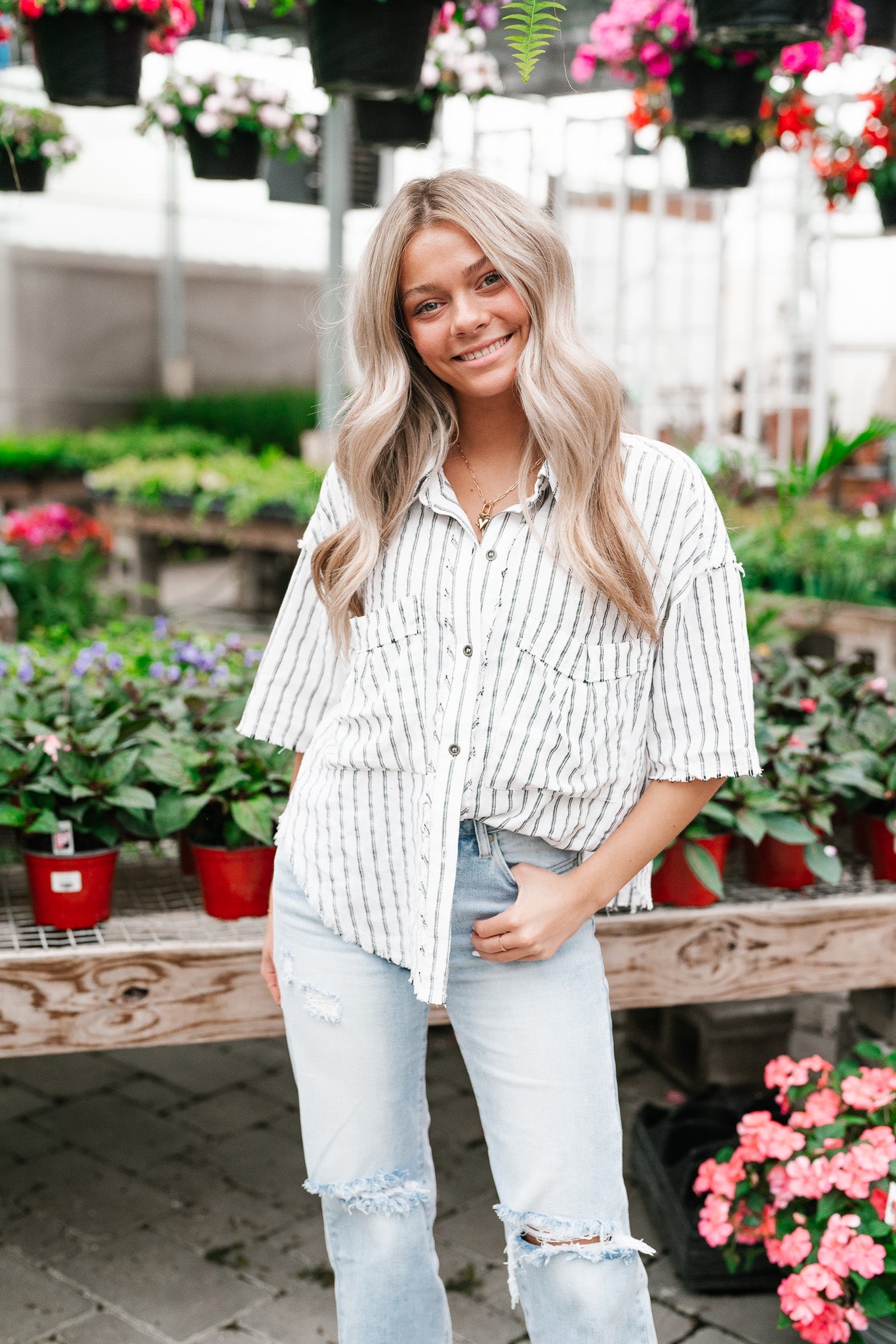 Sunset Cruise Striped Top