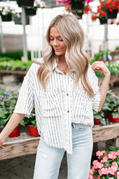 Sunset Cruise Striped Top