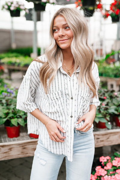 Sunset Cruise Striped Top