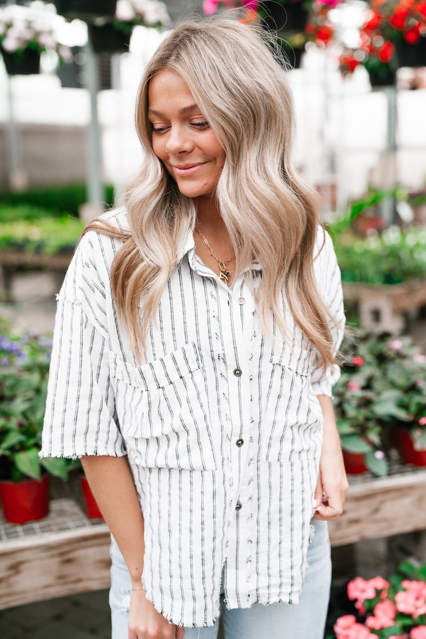 Sunset Cruise Striped Top