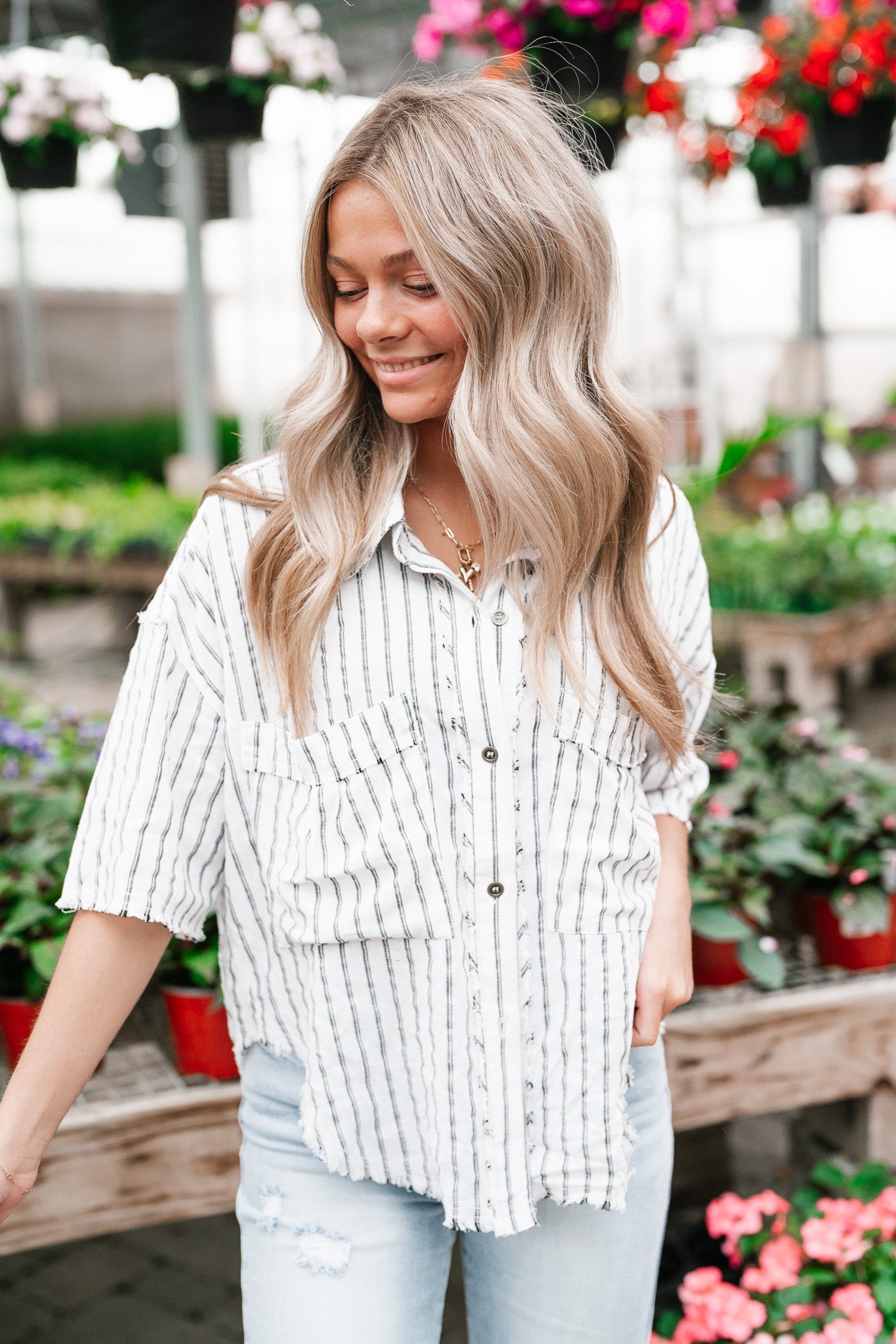 Sunset Cruise Striped Top