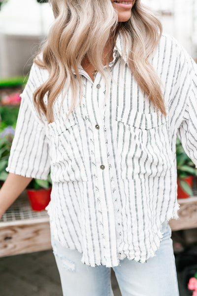 Sunset Cruise Striped Top