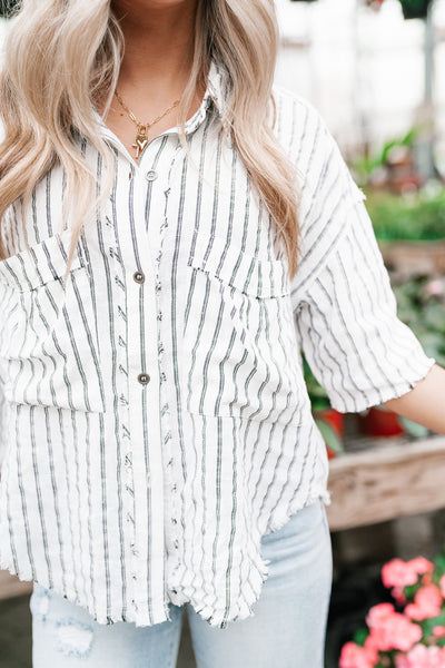 Sunset Cruise Striped Top