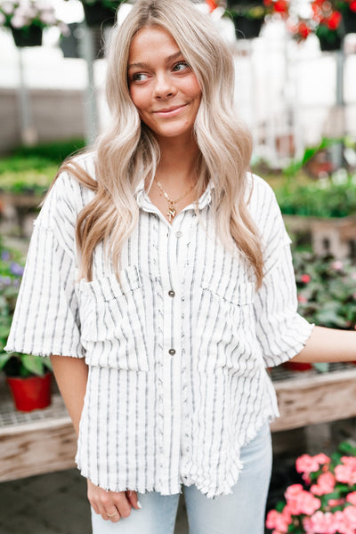 Sunset Cruise Striped Top