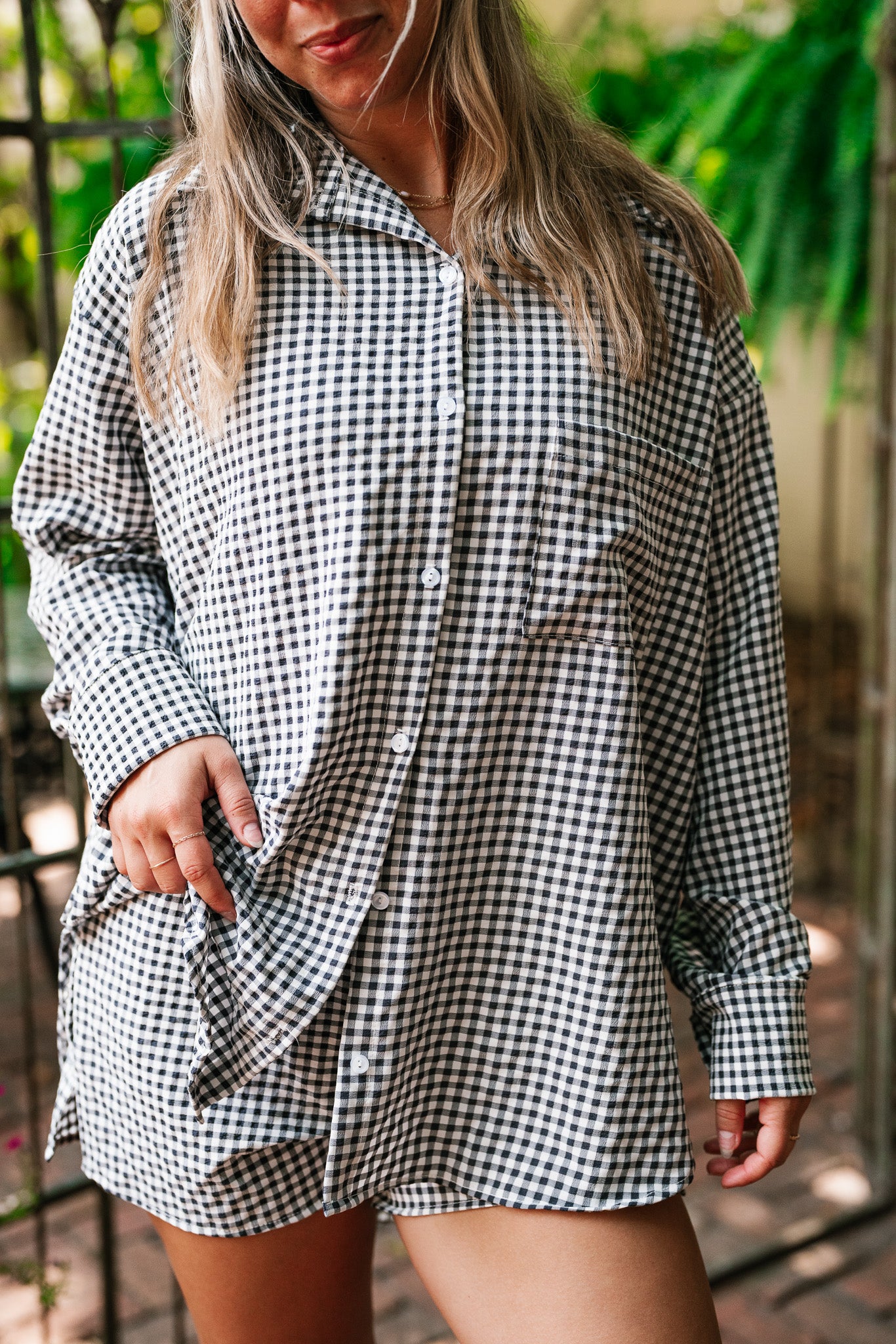 Urban Moments Gingham Set - Top