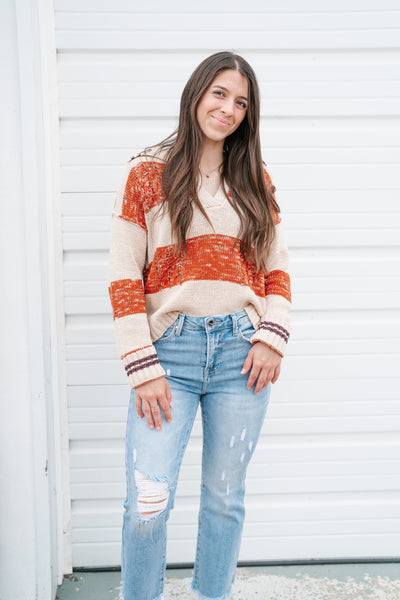 Teddie Collared Jersey Sweater