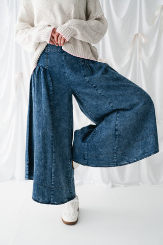 Quiet Coast Denim Wide Leg Bottom