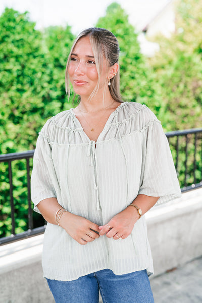Breezy Folklore Long Sleeve Top