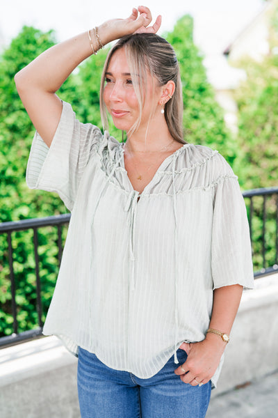 Breezy Folklore Long Sleeve Top