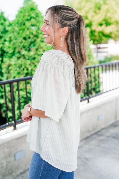 Breezy Folklore Long Sleeve Top