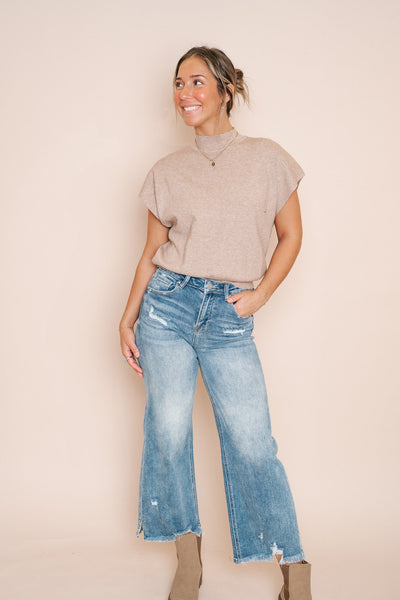 Carrie Basic Sweater Top