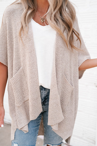 Fresh Knit Oversized Dropshoulder Cardigan