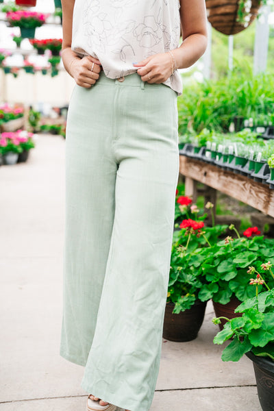 Cali Linen Pocketed Pants