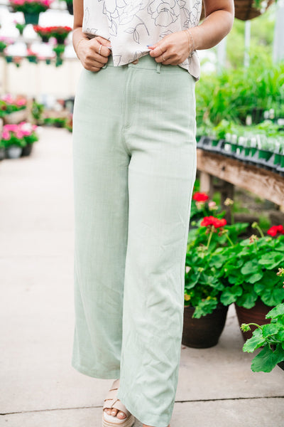 Cali Linen Pocketed Pants