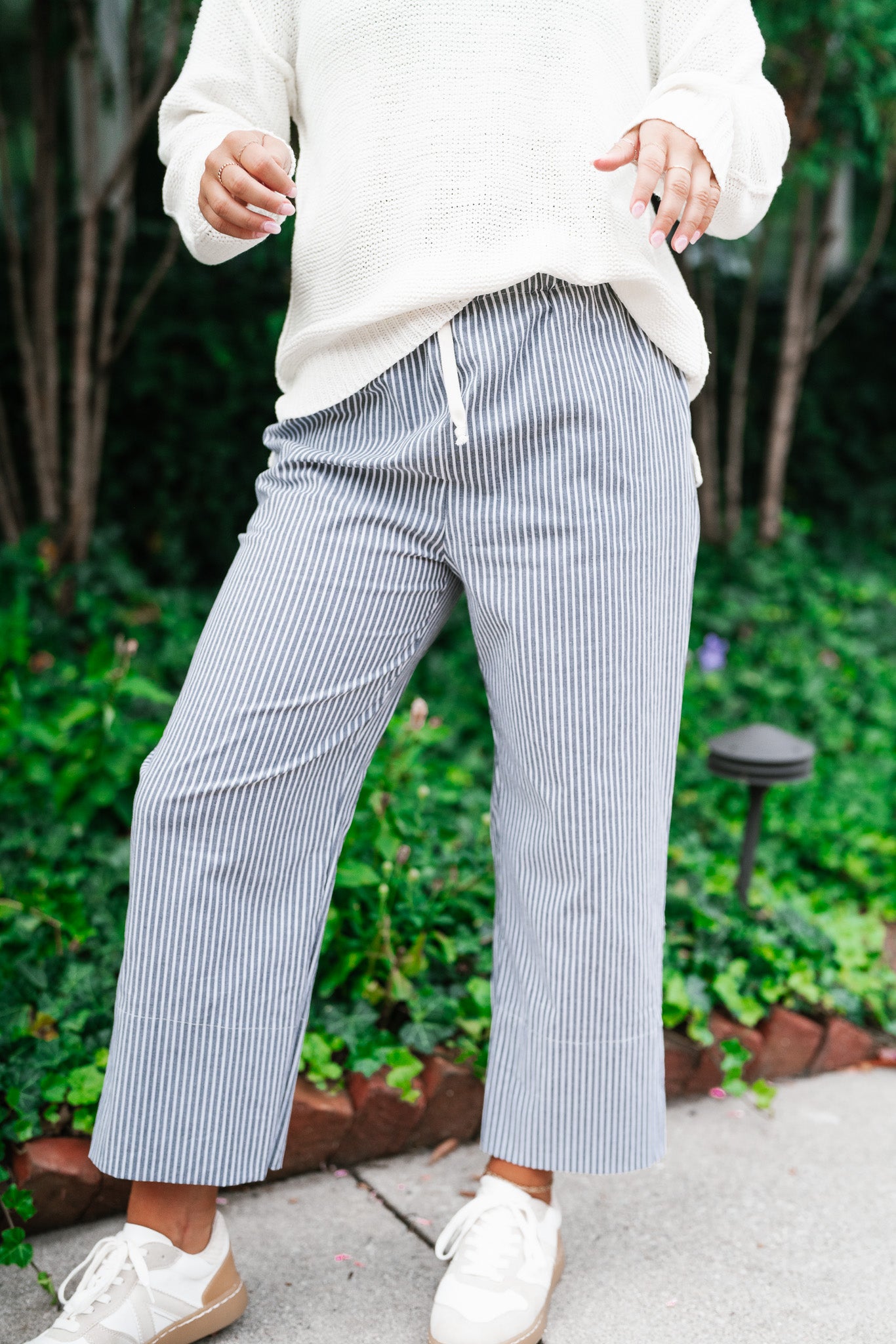 Coastal Pinstriped Set - Bottoms