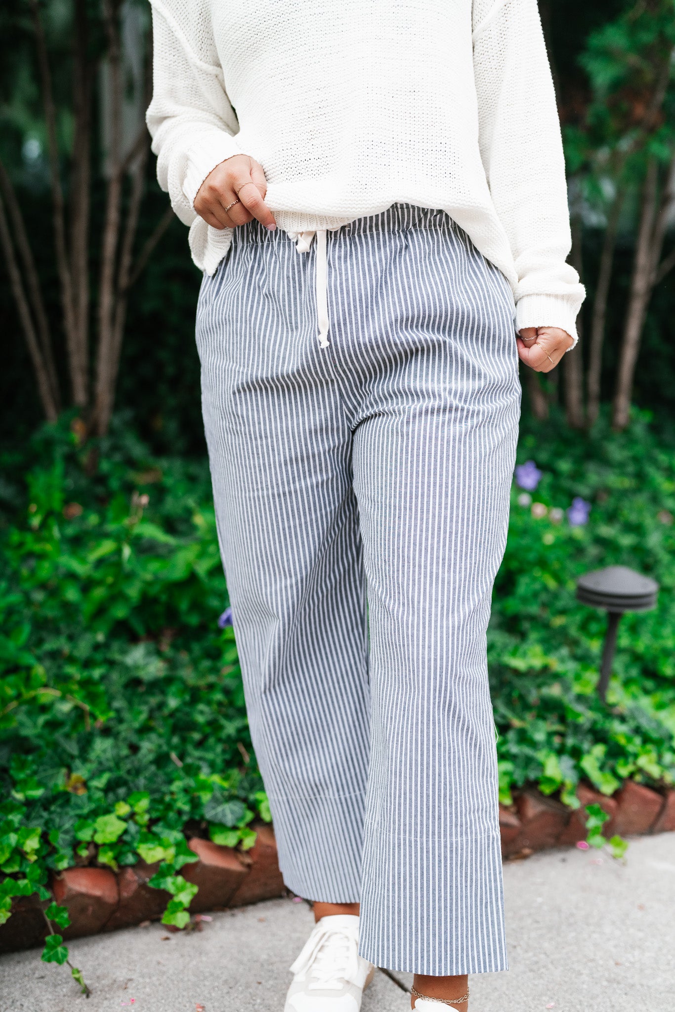 Coastal Pinstriped Set - Bottoms