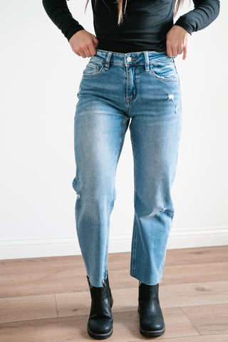 Lovervet Amara High Rise Barrel Jean