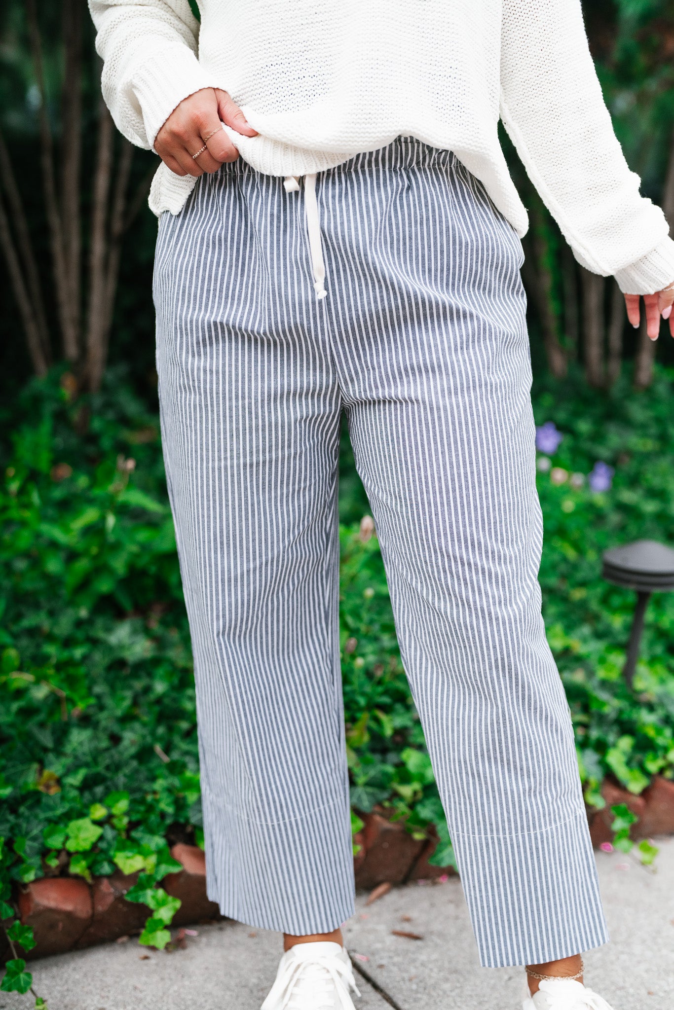 Coastal Pinstriped Set - Bottoms