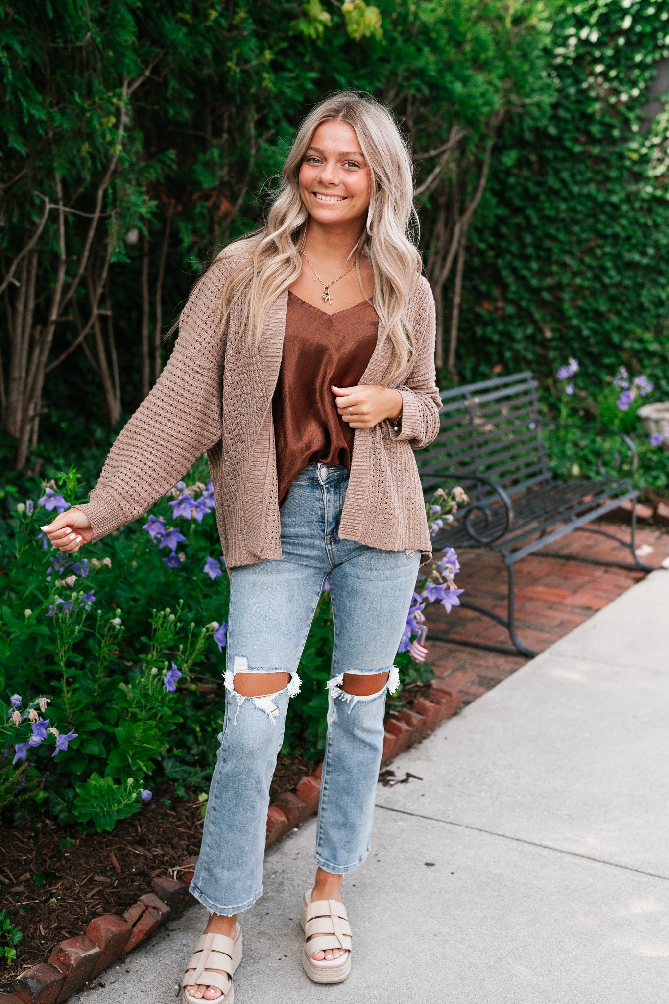 Floral Elegance Button Up - Curvy