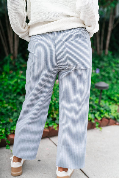 Coastal Pinstriped Set - Bottoms