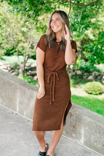Better Together Light Knit Midi Dress