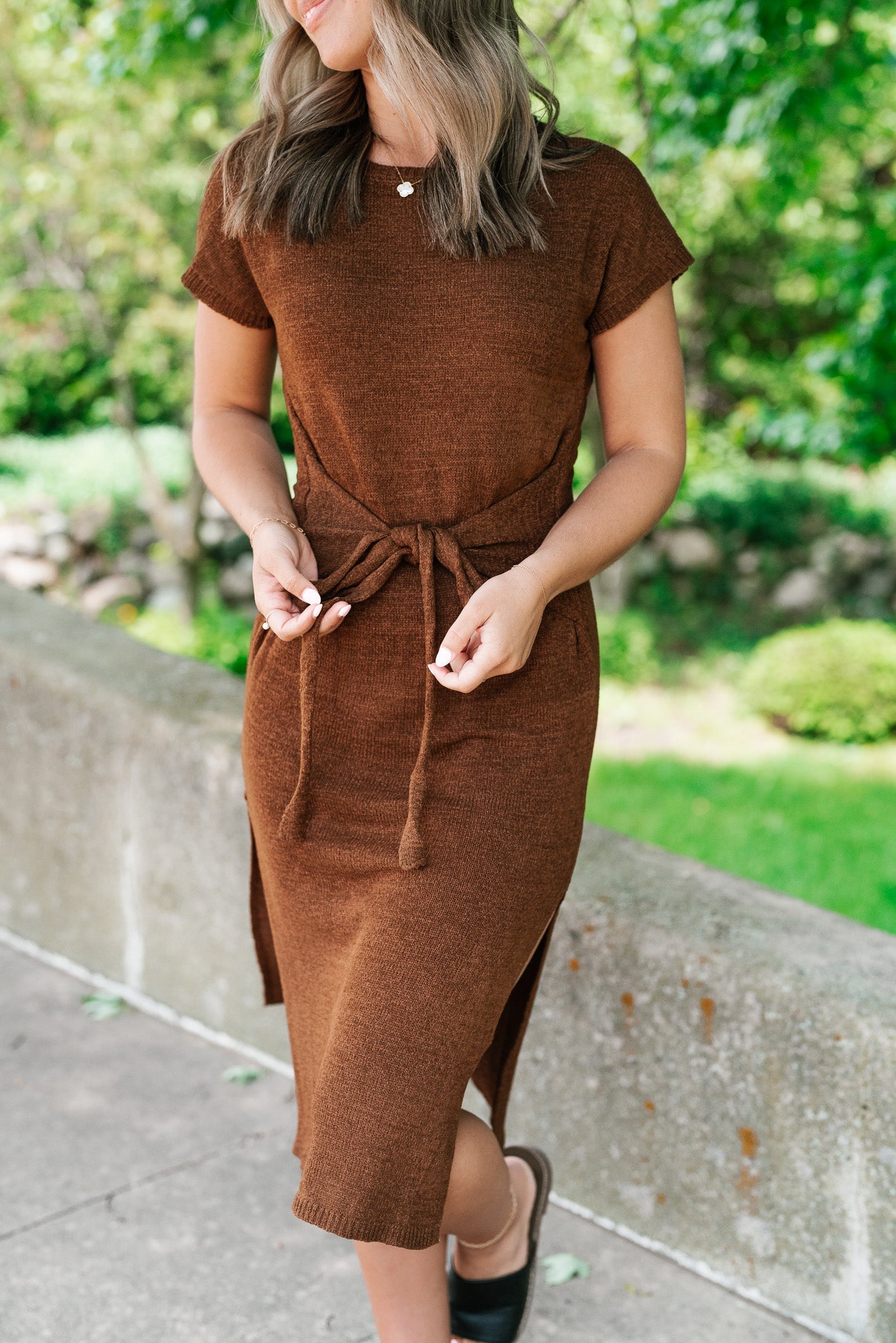 Better Together Light Knit Midi Dress