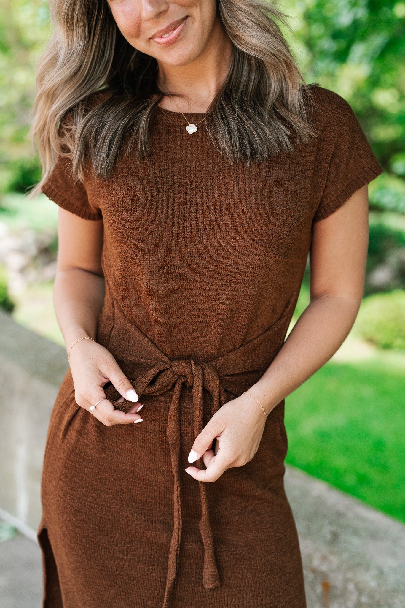 Better Together Light Knit Midi Dress