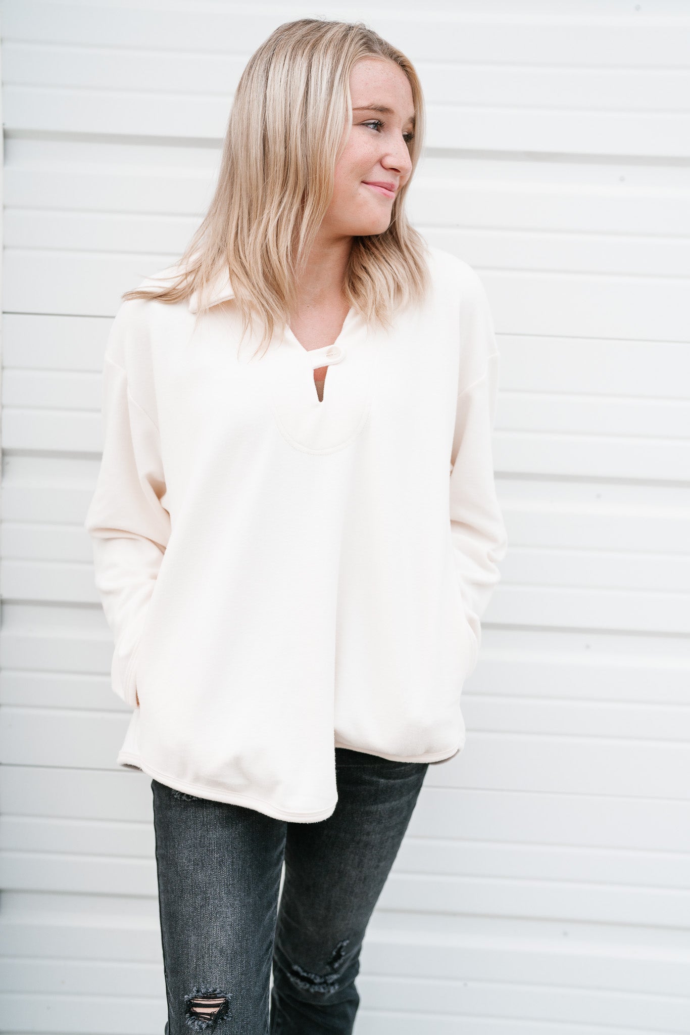 Cloudy Day Sweater Top