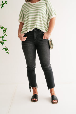 Lovervet Clary High Rise Flare Jean