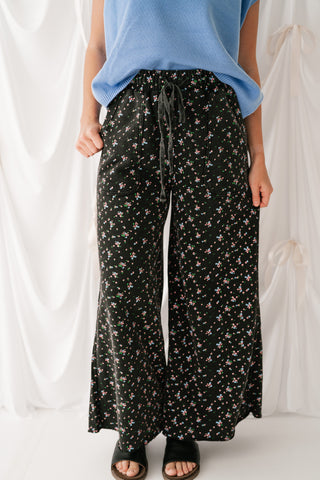 Soft Petals Relaxed Drawstring Pant