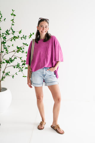 Everyday Oversized Mineral Wash Tee